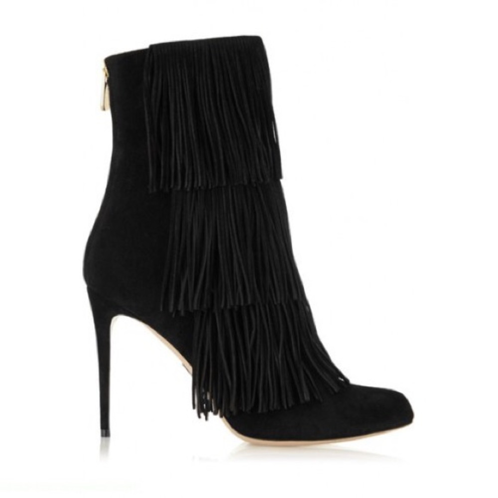 Paul Andrew Tao Fringe Bootie 37 NWT